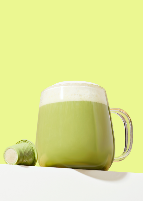 MAD TEA matcha blend, prepared